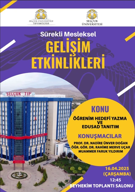 Sürekli Mesleksel Gelişim Etkinlikleri
